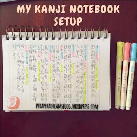 My Kanji Notebook!